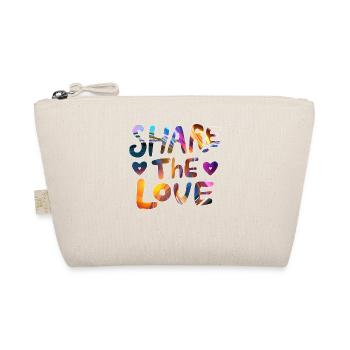 Share the love - mach die Welt besser - Bio-Täschchen - Natur - Vorne