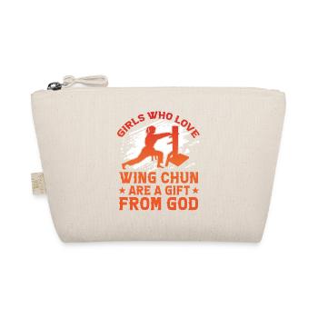 Les filles qui aiment le Wing Chun sont un cadeau de Dieu - Trousse biologique - nature - Devant