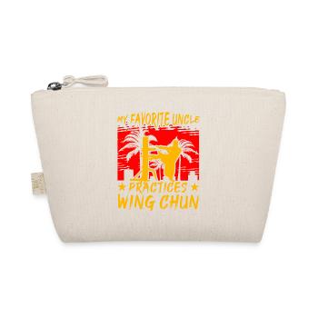 Mein Lieblingsonkel praktiziert Wing Chun - Bio-Täschchen - Natur - Vorne