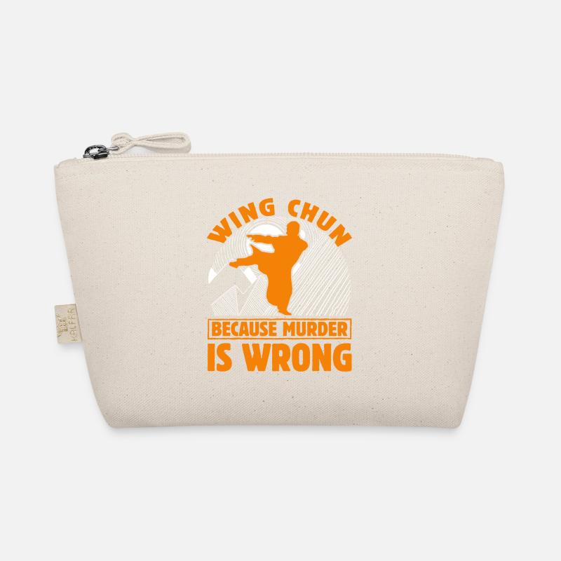 Wing Chun because murder is wrong Organic Pouch