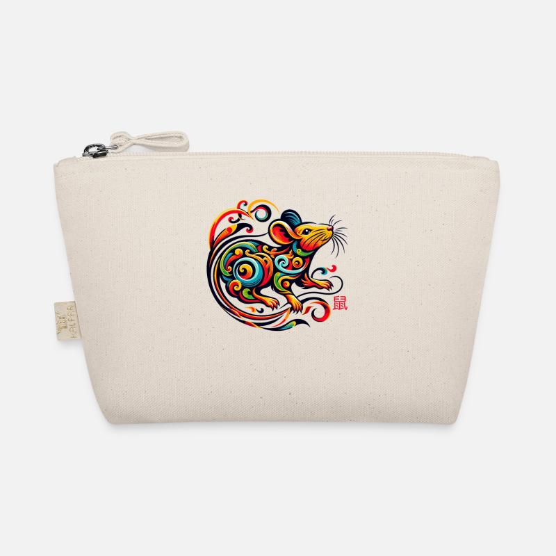 Œuvre d’art élégante de rat du zodiaque chinois pour la maison moderne Trousse biologique