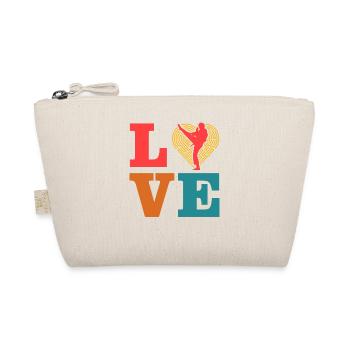 L’amour du taekwondo - Trousse biologique - nature - Devant