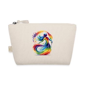 Virgo Zodiac Star Sign Rainbow Design - Organic Pouch - nature - Front