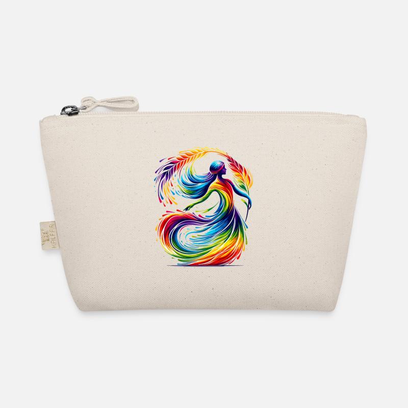Jungfrau Sternzeichen Sternzeichen Regenbogen Design Bio-Täschchen