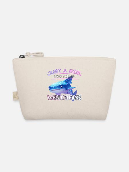 Just a Girl who loves Whale Sharks - Scuba diving - Bio-Täschchen - Natur - Vorne