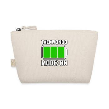 Taekwondo-Modus Ein - Bio-Täschchen - Natur - Vorne
