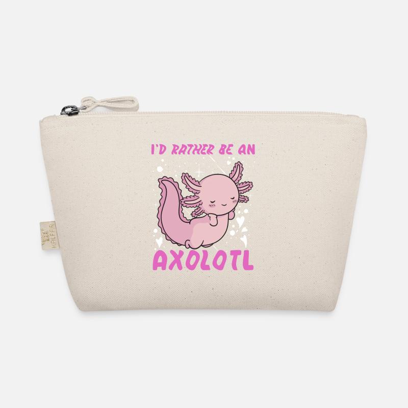 Ich wäre lieber ein Axolotl Bio-Täschchen