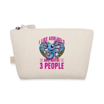 J’aime les axolotls et peut-être 3 personnes - Trousse biologique - nature - Devant