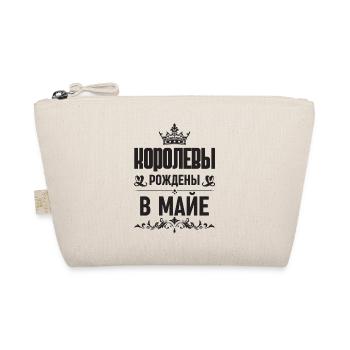 Russian Women Girl born in May Russia - Organic Pouch - nature - Front