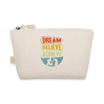 Dream Believe Achieve Boxing - Organic Pouch - nature - Front