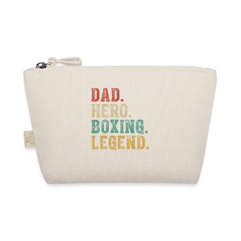 Dad Hero Boxing Legend - Organic Pouch - nature - Front