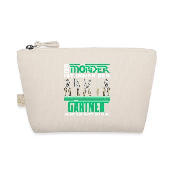 Gärtner Opa Vater Garten Gartenarbeit Hobby - Bio-Täschchen - Natur - Vorne