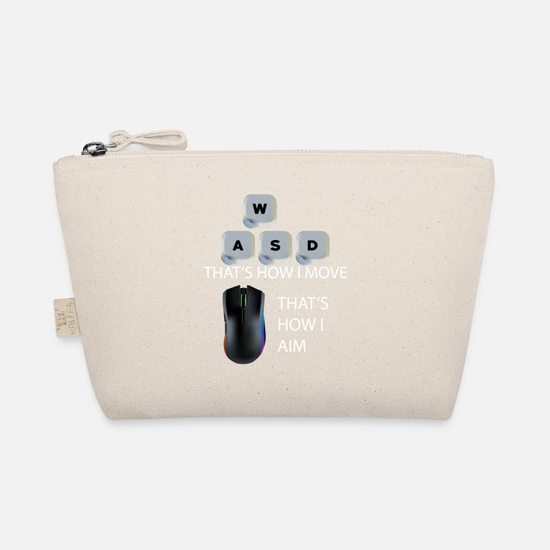 WASD Aim Gaming Gaming Video Game, PC, Computer Organic Pouch