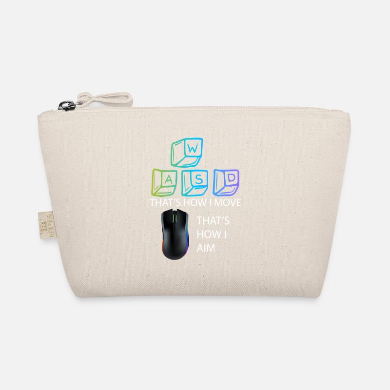 WASD Aim Gaming Gaming Video Game, PC, Computer Organic Pouch