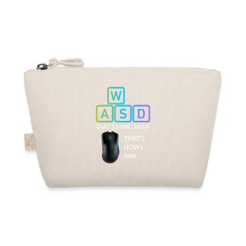 WASD Aim Gaming Zocken Videospiel, PC, Computer - Bio-Täschchen - Natur - Vorne
