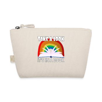 Jetez un coup d’œil c’est dans un livre rat de bibliothèque Vintage - Trousse biologique - nature - Devant