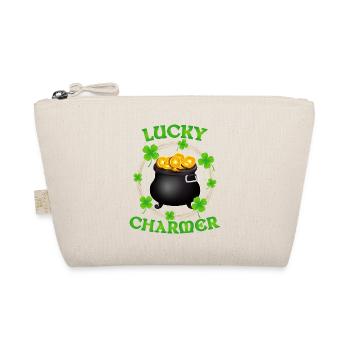 Lucky Charmer St Patrick's Day - Organic Pouch - nature - Front