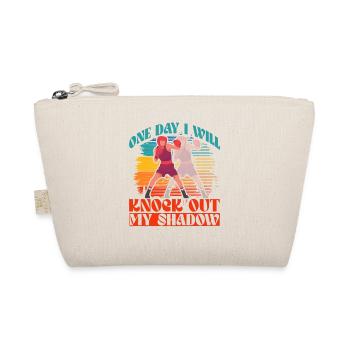 One day I will knock out my Shadow - Organic Pouch - nature - Front