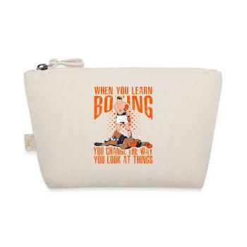 When you learn Boxing you change the way you look - Organic Pouch - nature - Front