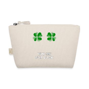 Rub me for luck - Organic Pouch - nature - Front