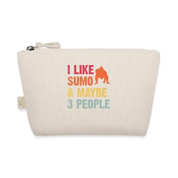 J’aime le sumo et peut-être 3 personnes - Trousse biologique - nature - Devant