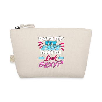 Does my new knee make me sexy? - Organic Pouch - nature - Front