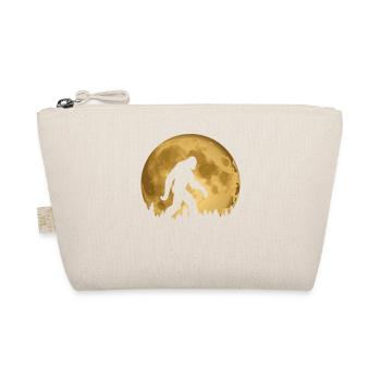 Bigfoot Full Moon Night Walk Sasquatch - Organic Pouch - nature - Front