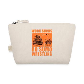 Arbeit Sucks Go Sumo-Ringen - Bio-Täschchen - Natur - Vorne