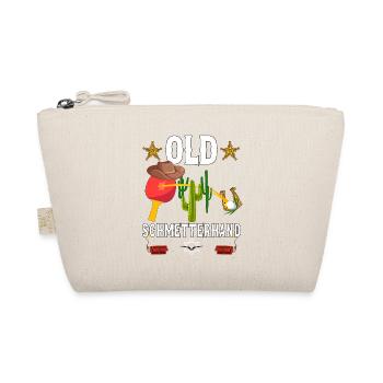 Old Butterfly Hand Table Tennis Design - Organic Pouch - nature - Front