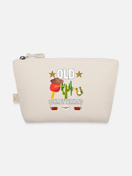 Vieux papillon main Tennis de Table Design - Trousse biologique - nature - Devant