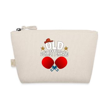 Old Butterfly Hand Table Tennis Design - Organic Pouch - nature - Front