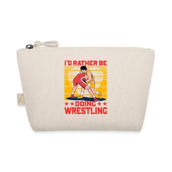 Ich würde lieber Wrestling machen - Bio-Täschchen - Natur - Vorne