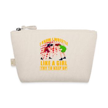 Je sais que je lutte comme une fille, j’essaie de suivre - Trousse biologique - nature - Devant
