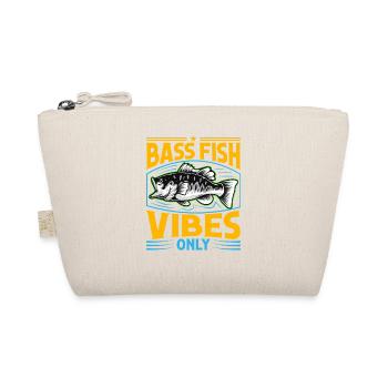 Nur Bash-Fisch-Vibes - Bio-Täschchen - Natur - Vorne