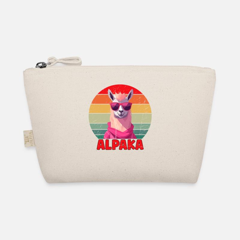 Cool Alpaka Design Bio-Täschchen