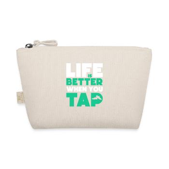 Life is better when you type - Organic Pouch - nature - Front