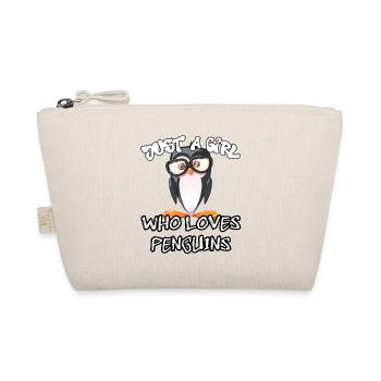 Just a girl who loves Penguins - Organic Pouch - nature - Front