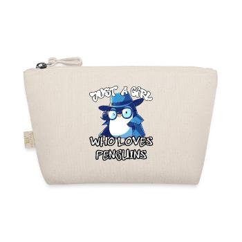 Just a girl who loves Penguins - Organic Pouch - nature - Front