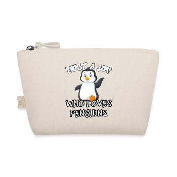 Juste un garçon qui aime les pingouins - Trousse biologique - nature - Devant