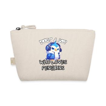 Juste un garçon qui aime les pingouins - Trousse biologique - nature - Devant