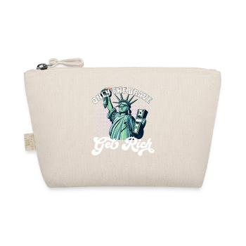 Only the brave get rich - Organic Pouch - nature - Front