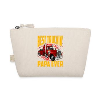 Best truckin Papa ever - Organic Pouch - nature - Front
