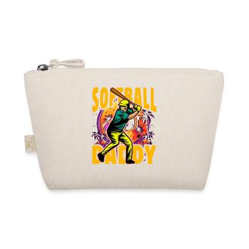 Softball-Papa - Bio-Täschchen - Natur - Vorne