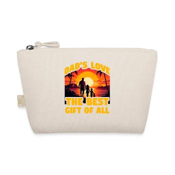 Dad's Love the best gift of all - Organic Pouch - nature - Front