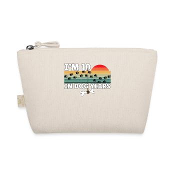 J’ai 10 ans en années de chien - Trousse biologique - nature - Devant