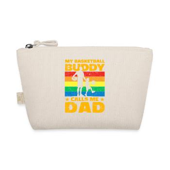 My Basketball Buddy calls me Dad - Organic Pouch - nature - Front