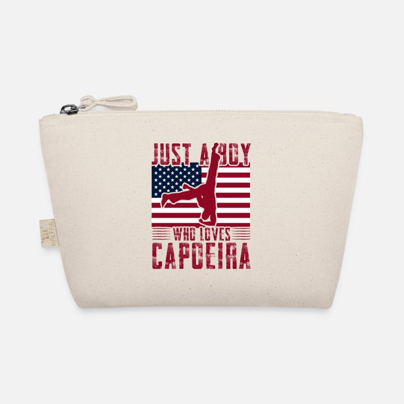 Nur ein Junge, der Capoeira liebt Bio-Täschchen