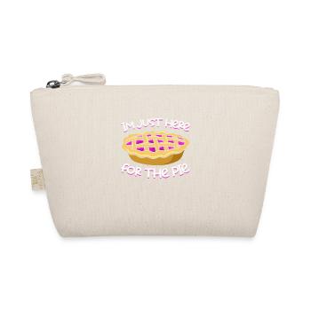 Je ne suis là que pour le gâteau - Trousse biologique - nature - Devant