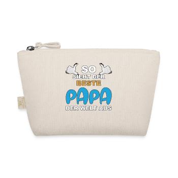 So sieht der beste Papa der Welt aus - Bio-Täschchen - Natur - Vorne