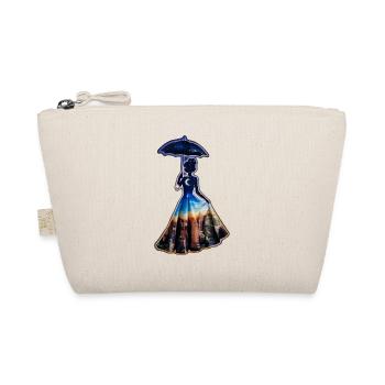 City Girl - Stadt Mädchen - Organic Pouch - nature - Front